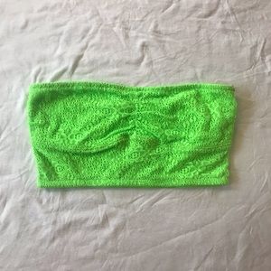 Hollister Gilly Hicks Bright Green Lace Bralette